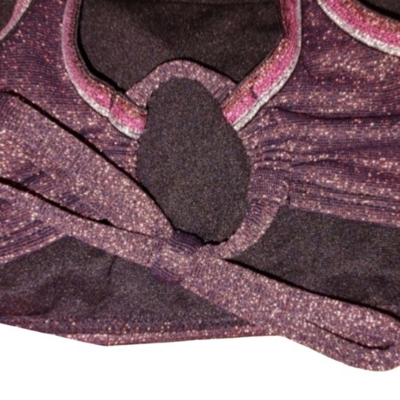 Xhilaration Brown & Pink Sparkle Bikini Size S(0-2) - Picture 3 of 4